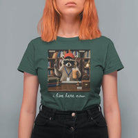 School Librarian T Shirt For Women I Live Here Now Back to School