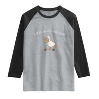 Silly Goose Librarian Raglan Shirt Off To Do Librarian Stuff Book Lover Gift