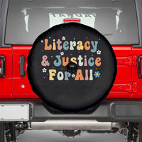 Literacy Justice for All Stop Book Banning Protect Librarian Spare Tire Cover