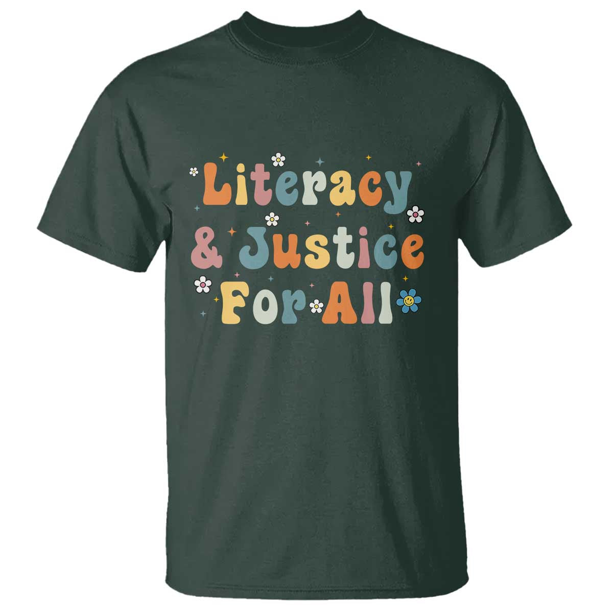 Literacy Justice for All Stop Book Banning Protect Librarian T Shirt