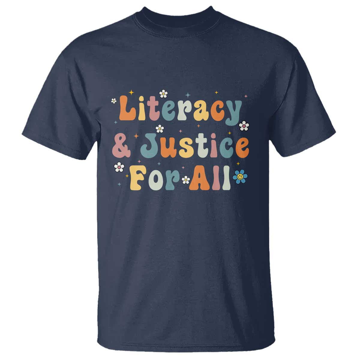 Literacy Justice for All Stop Book Banning Protect Librarian T Shirt