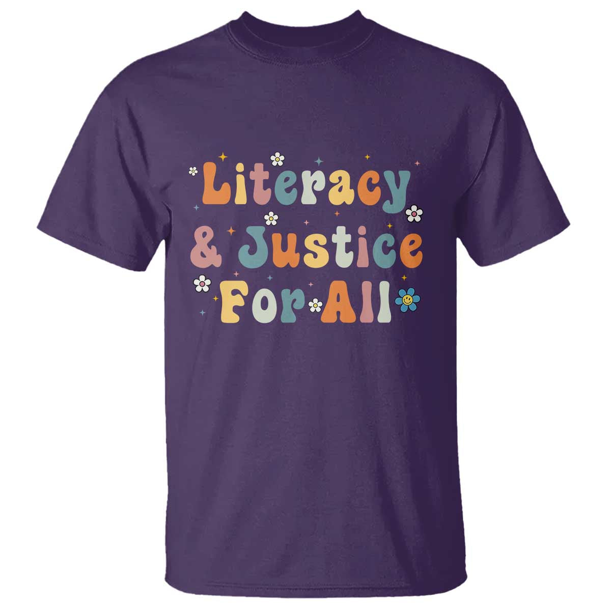 Literacy Justice for All Stop Book Banning Protect Librarian T Shirt