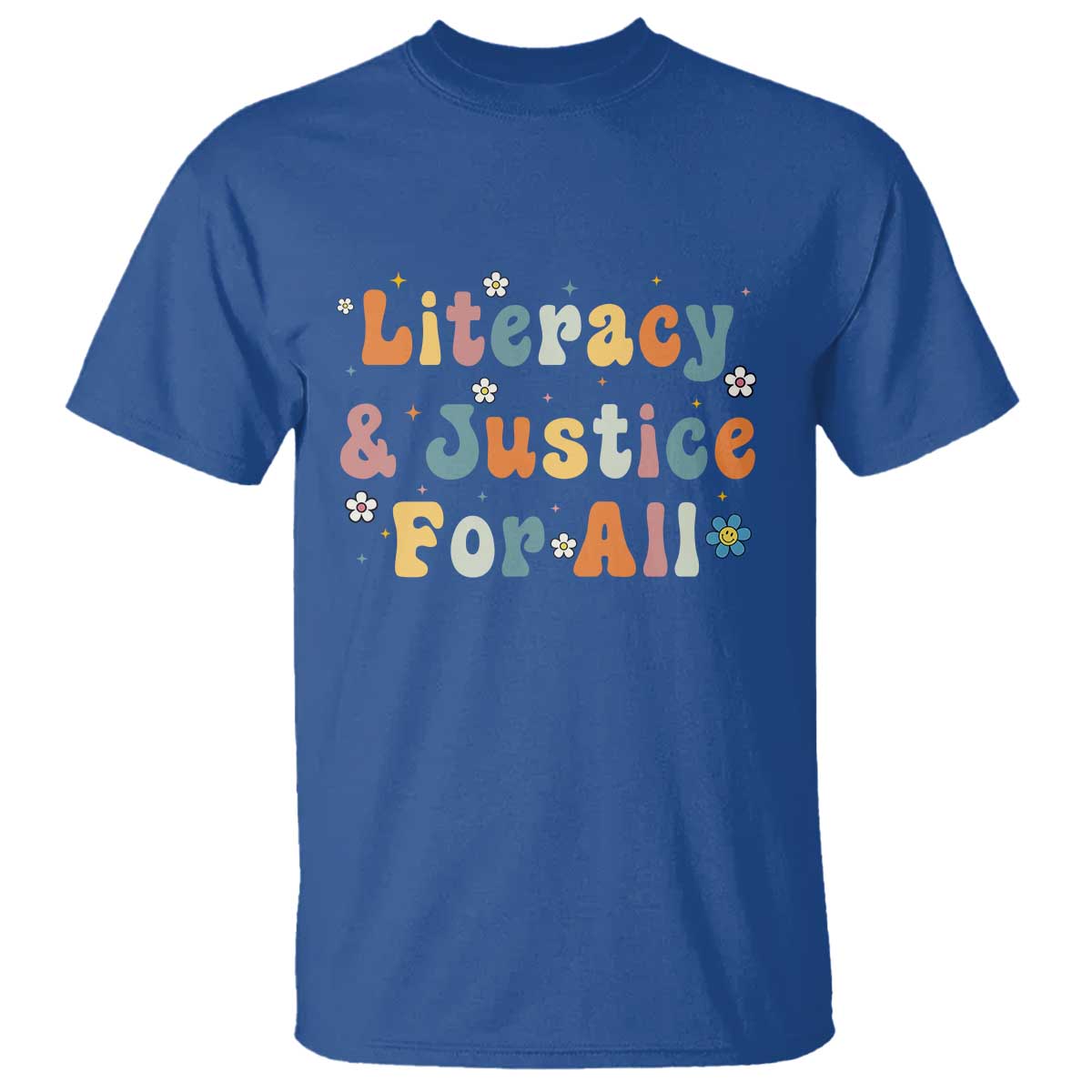 Literacy Justice for All Stop Book Banning Protect Librarian T Shirt