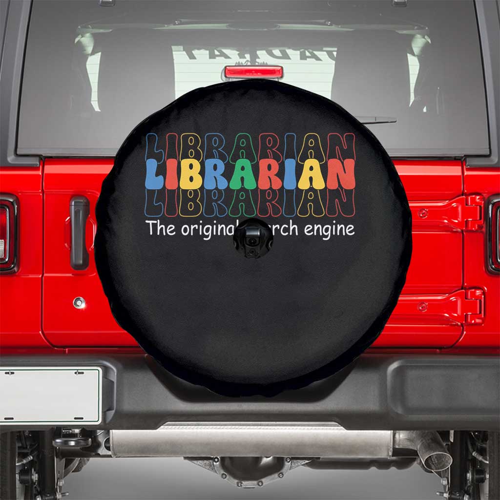 The Original Search Engine Spare Tire Cover School Librarian Library Books