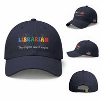 The Original Search Engine Baseball Cap School Librarian Library Books