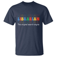 The Original Search Engine T Shirt School Librarian Library Books