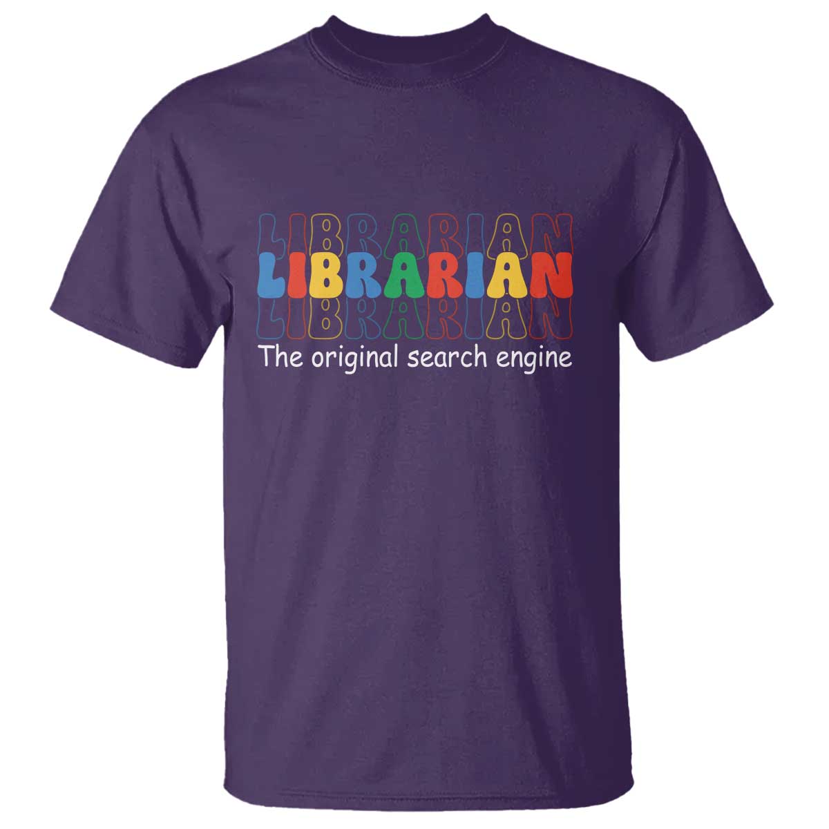 The Original Search Engine T Shirt School Librarian Library Books