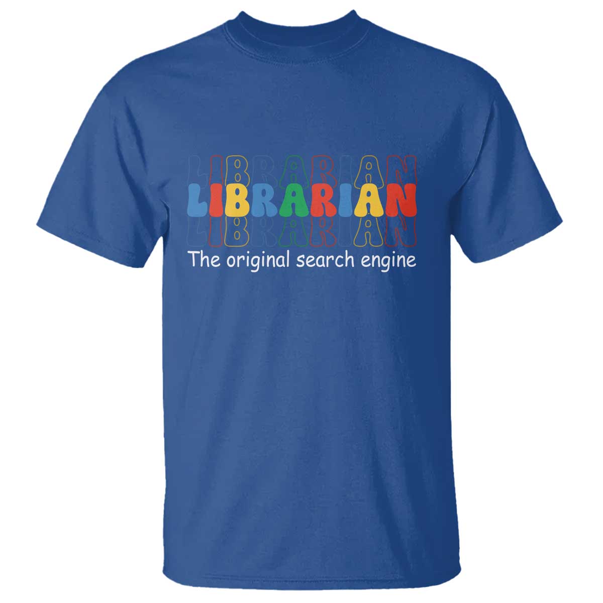 The Original Search Engine T Shirt School Librarian Library Books