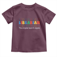 The Original Search Engine Toddler T Shirt School Librarian Library Books