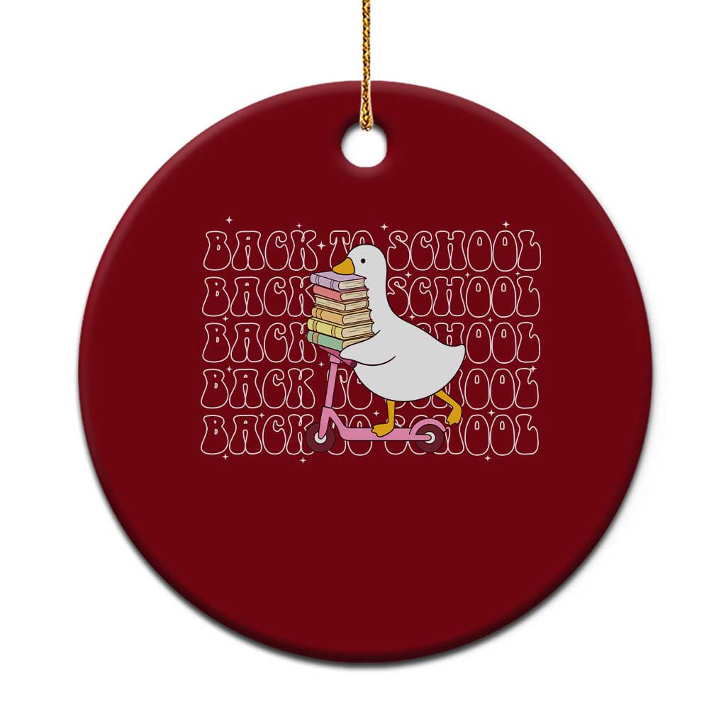 School Bus Driver Welcome Back to School Ceramic Ornament