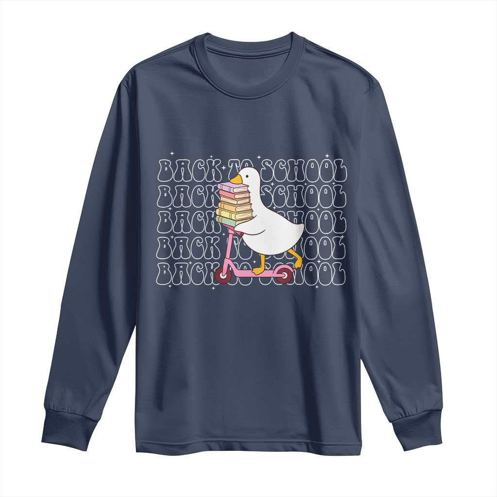School Bus Driver Welcome Back to School Long Sleeve Shirt