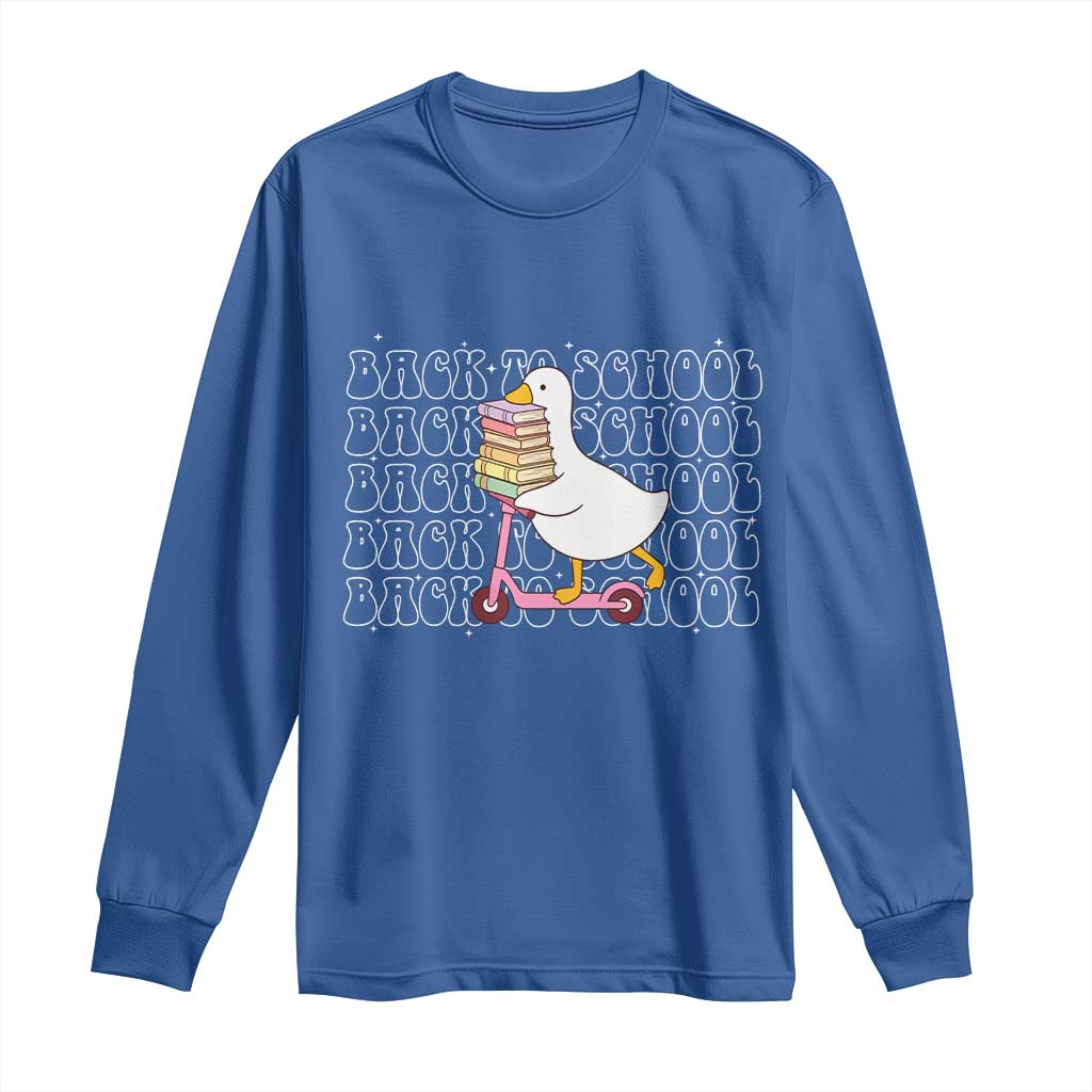 School Bus Driver Welcome Back to School Long Sleeve Shirt