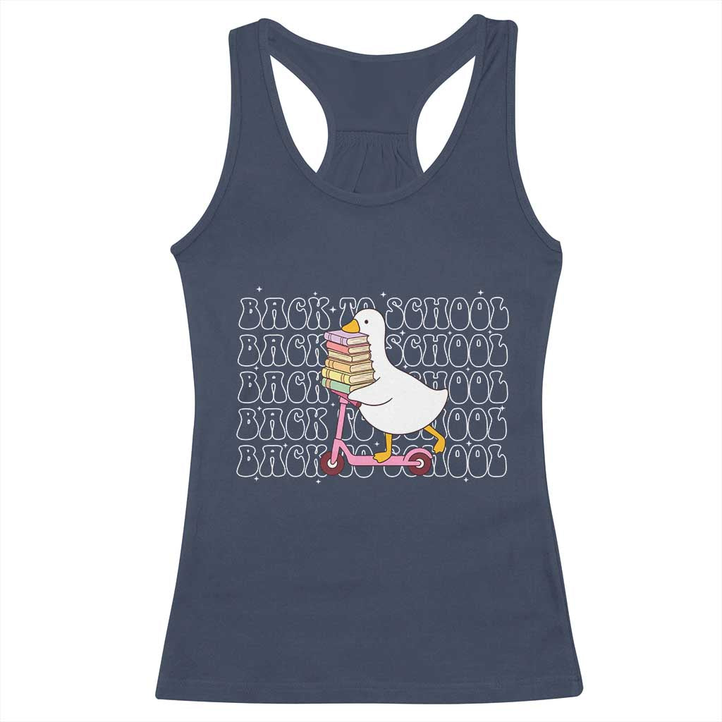 School Bus Driver Welcome Back to School Racerback Tank Top
