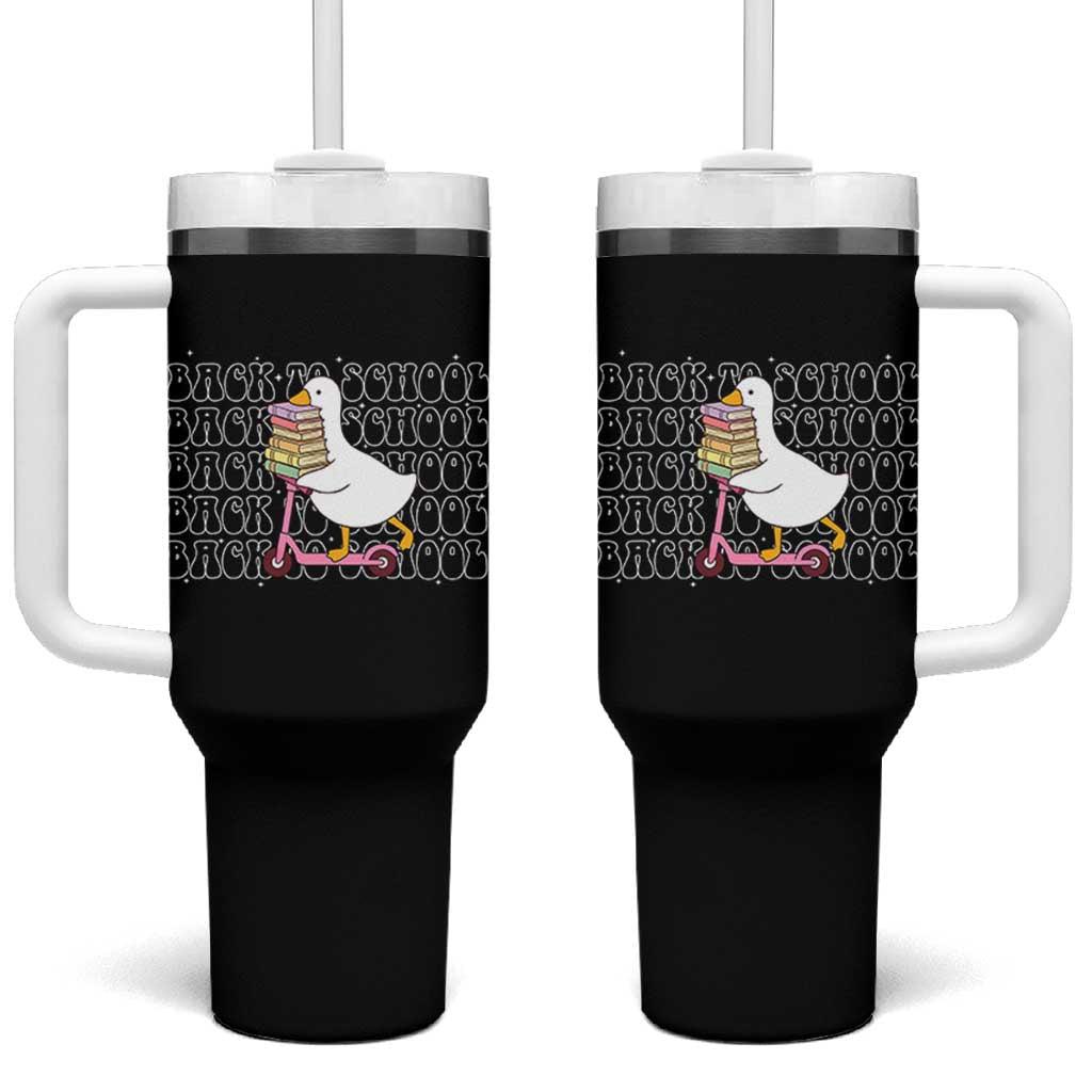 School Bus Driver Welcome Back to School Tumbler With Handle