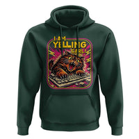 Funny I Am Yelling Carl Hoodie Screaming Donut Cat Meme