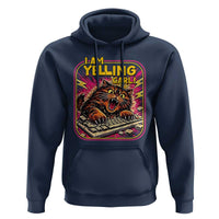 Funny I Am Yelling Carl Hoodie Screaming Donut Cat Meme