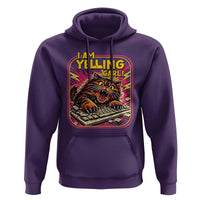 Funny I Am Yelling Carl Hoodie Screaming Donut Cat Meme