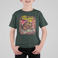 Funny I Am Yelling Carl T Shirt For Kid Screaming Donut Cat Meme