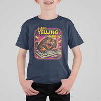 Funny I Am Yelling Carl T Shirt For Kid Screaming Donut Cat Meme