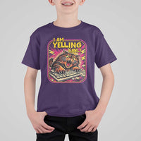 Funny I Am Yelling Carl T Shirt For Kid Screaming Donut Cat Meme