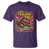 Funny I Am Yelling Carl T Shirt Screaming Donut Cat Meme