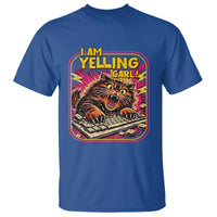 Funny I Am Yelling Carl T Shirt Screaming Donut Cat Meme