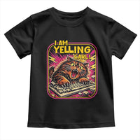 Funny I Am Yelling Carl Toddler T Shirt Screaming Donut Cat Meme