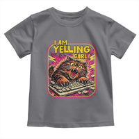 Funny I Am Yelling Carl Toddler T Shirt Screaming Donut Cat Meme