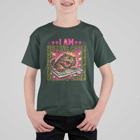 Funny I Am Yelling Carl Donut Cat Meme T Shirt For Kid
