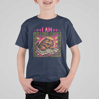 Funny I Am Yelling Carl Donut Cat Meme T Shirt For Kid