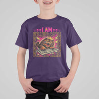 Funny I Am Yelling Carl Donut Cat Meme T Shirt For Kid