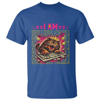 Funny I Am Yelling Carl Donut Cat Meme T Shirt