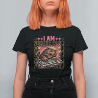 Funny I Am Yelling Carl Donut Cat Meme T Shirt For Women