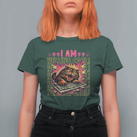 Funny I Am Yelling Carl Donut Cat Meme T Shirt For Women