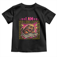 Funny I Am Yelling Carl Donut Cat Meme Toddler T Shirt
