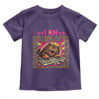 Funny I Am Yelling Carl Donut Cat Meme Toddler T Shirt