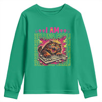 Funny I Am Yelling Carl Donut Cat Meme Youth Sweatshirt