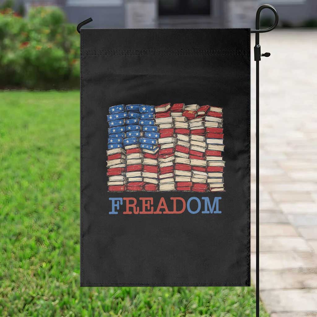Freedom to Read Books Freadom Garden Flag USA Flag Patriotic Library Book Lover