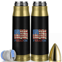 Freedom to Read Books Freadom Bullet Tumbler USA Flag Patriotic Library Book Lover