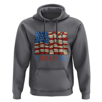 Freedom to Read Books Freadom Hoodie USA Flag Patriotic Library Book Lover