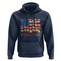 Freedom to Read Books Freadom Hoodie USA Flag Patriotic Library Book Lover