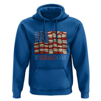 Freedom to Read Books Freadom Hoodie USA Flag Patriotic Library Book Lover