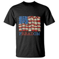 Freedom to Read Books Freadom T Shirt USA Flag Patriotic Library Book Lover