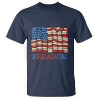 Freedom to Read Books Freadom T Shirt USA Flag Patriotic Library Book Lover