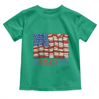 Freedom to Read Books Freadom Toddler T Shirt USA Flag Patriotic Library Book Lover