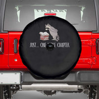 Just One More Chapter Spare Tire Cover Funny Raccoon Reading Book Lover Gift