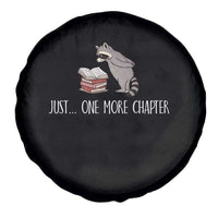 Just One More Chapter Spare Tire Cover Funny Raccoon Reading Book Lover Gift