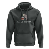 Just One More Chapter Hoodie Funny Raccoon Reading Book Lover Gift