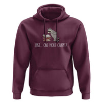 Just One More Chapter Hoodie Funny Raccoon Reading Book Lover Gift