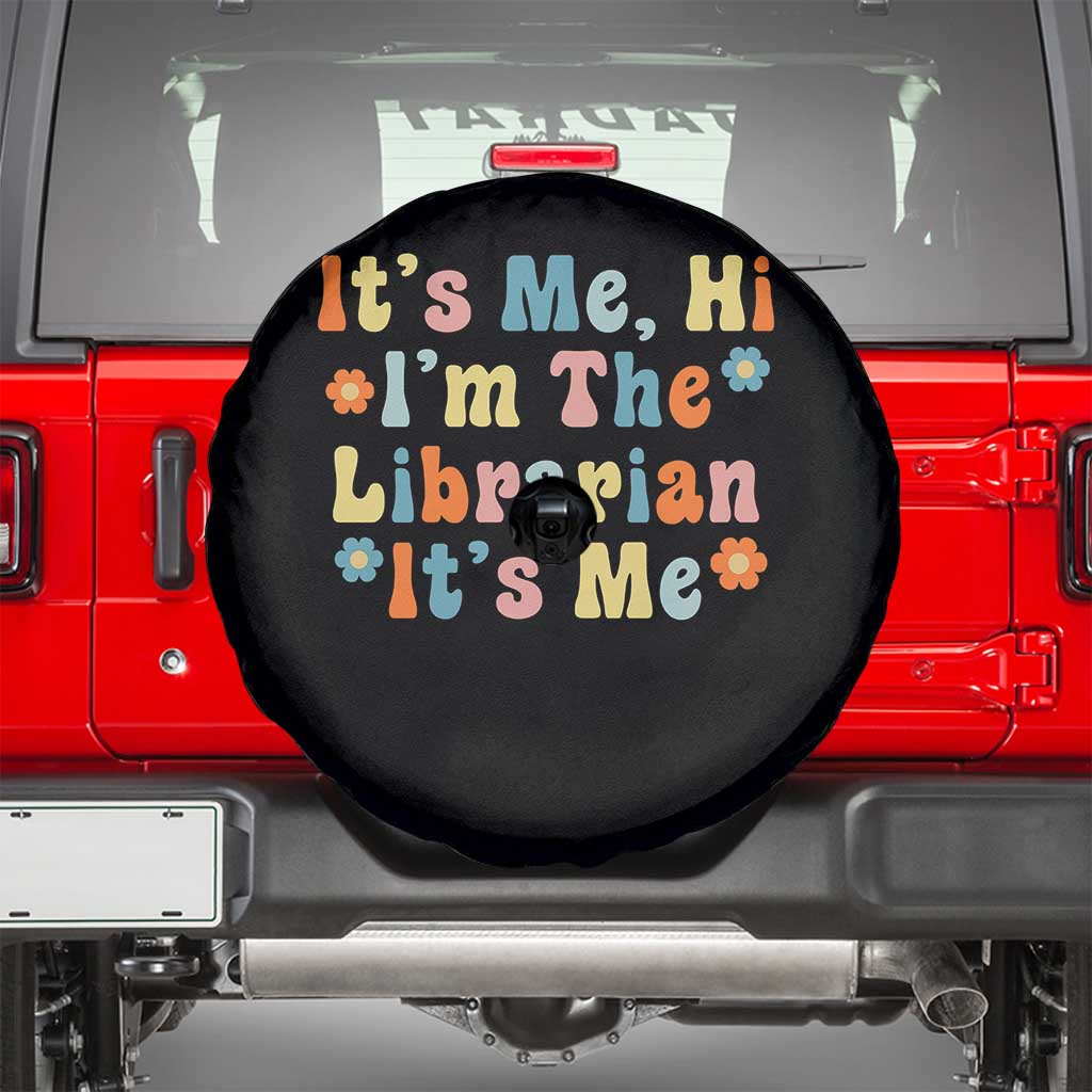 It's Me Hi I'm The Librarian Summer Reading Spare Tire Cover Funny Back to School